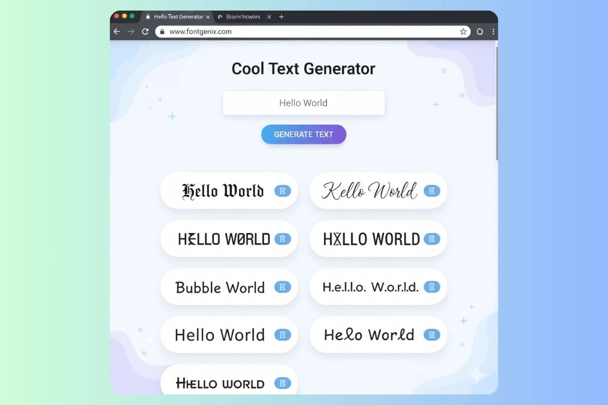 Cool Text Generator